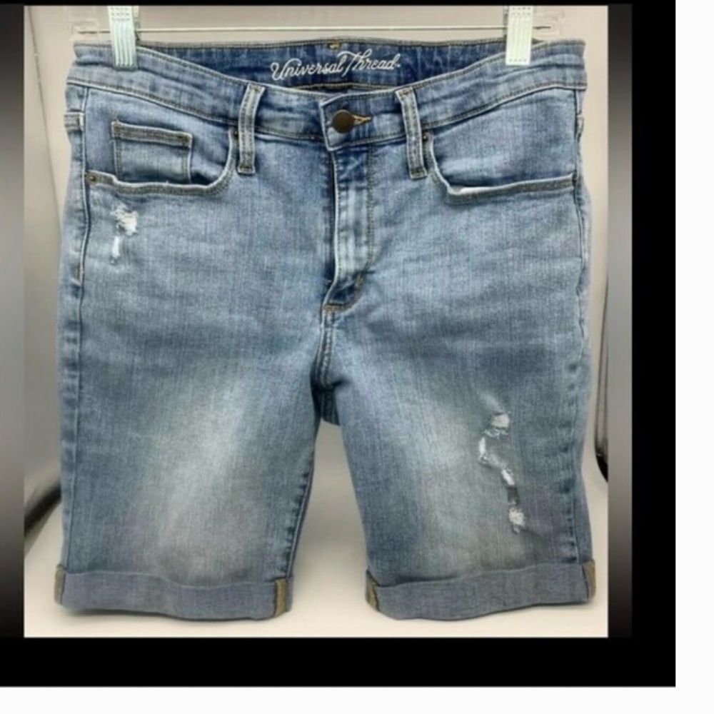 Universal Thread Light Blue Jean Shorts for Men